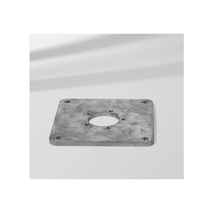 Glatz Montageplatte M4, 30x30x1.2cm, Stahl verzinkt