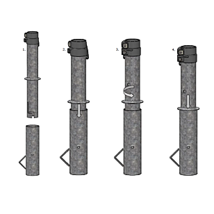 May Ankerhülse Filius/Mezzo mit Schnellverschluss