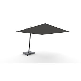 Umbrosa VERSA UX Full Black 300x300cm (quadratisch) inkl. Fuß - Sonderpreis