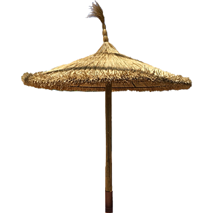 Original Mallorca Strohschirm 240cm (rund) 