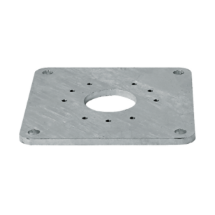 Glatz Montageplatte M4, 30x30x1.5cm, Stahl verzinkt