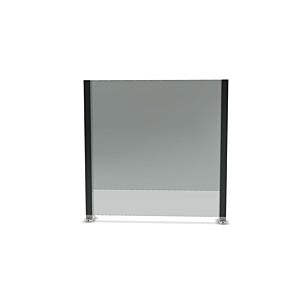 Höhenverstellbare Windschutzwand ClickitUp®