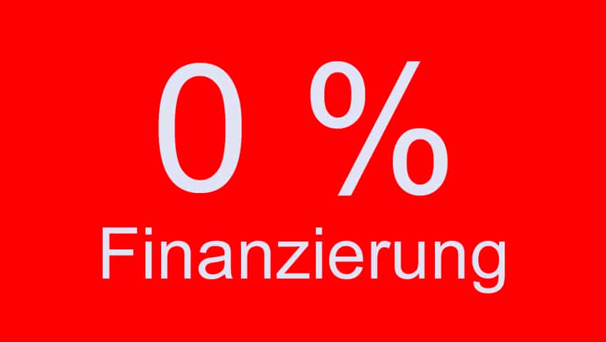 Sonnenschirme mit Null-Prozent-Finanzierung