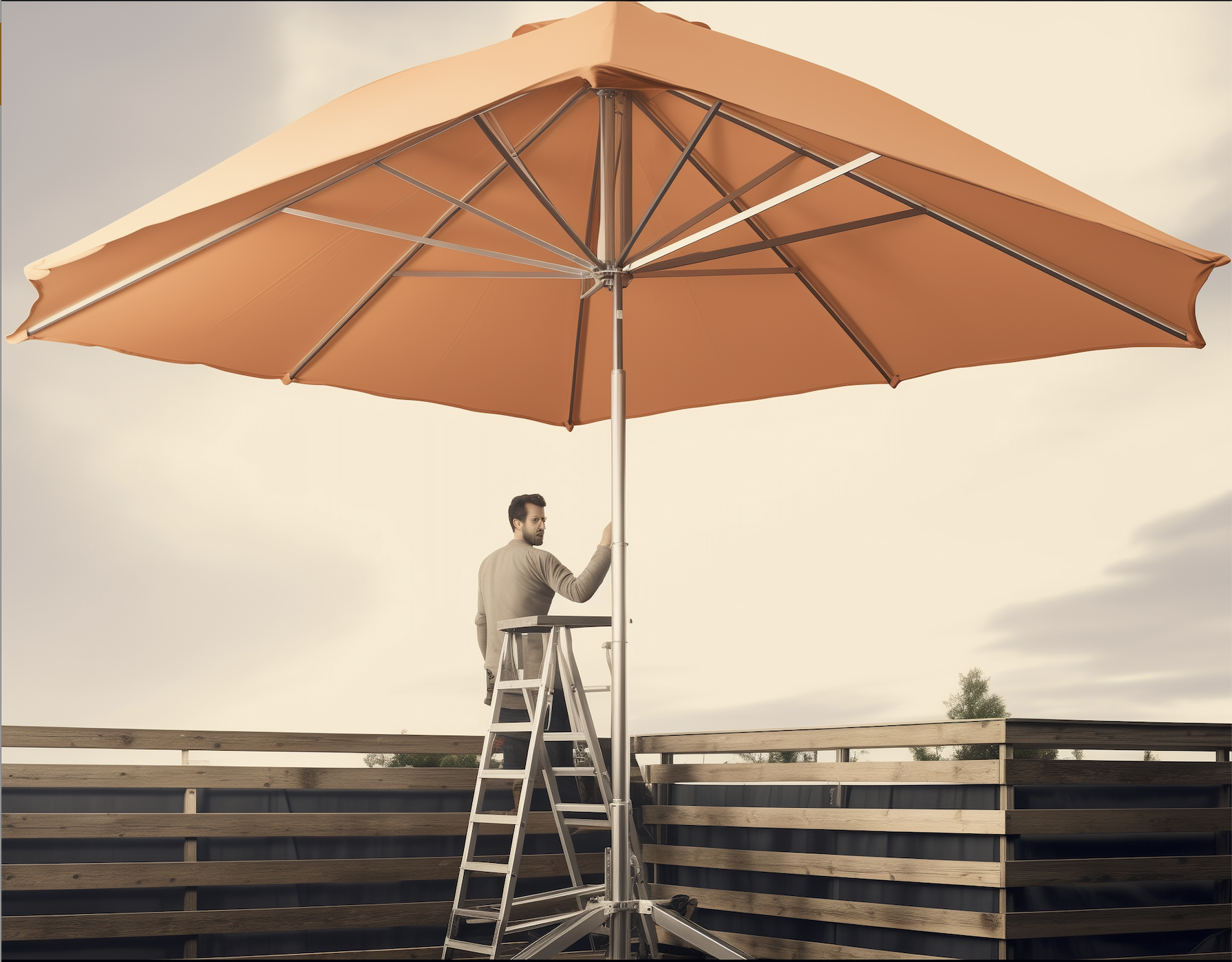 Glatz Sonnenschirme: Erfrischender Neuanstrich mit Original Ersatzteilen und Bespannungen