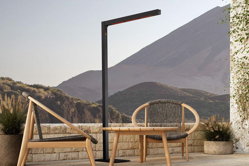 Neuheit auf der Maison et Objet Messe: Heatsail präsentiert den TWIG Heizstrahler