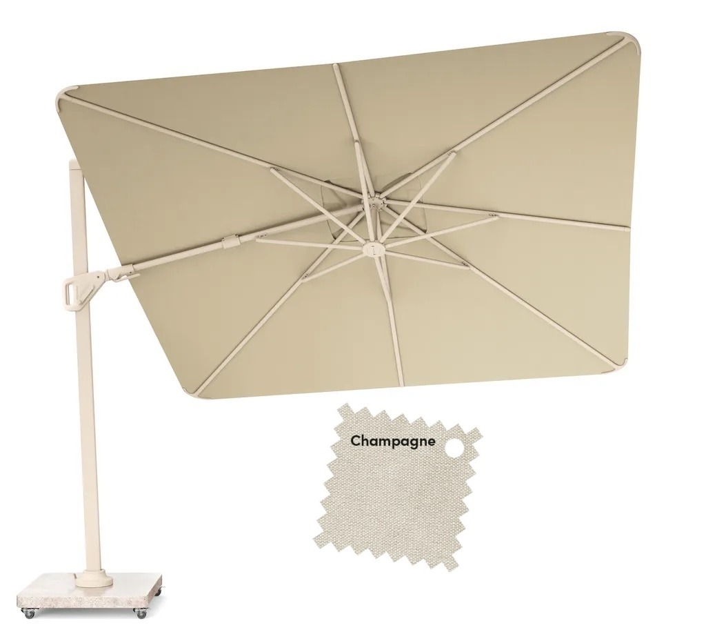 Stoffklasse 4 Premium + Gestellfarbe Sandstone  / Bespannung Champagner