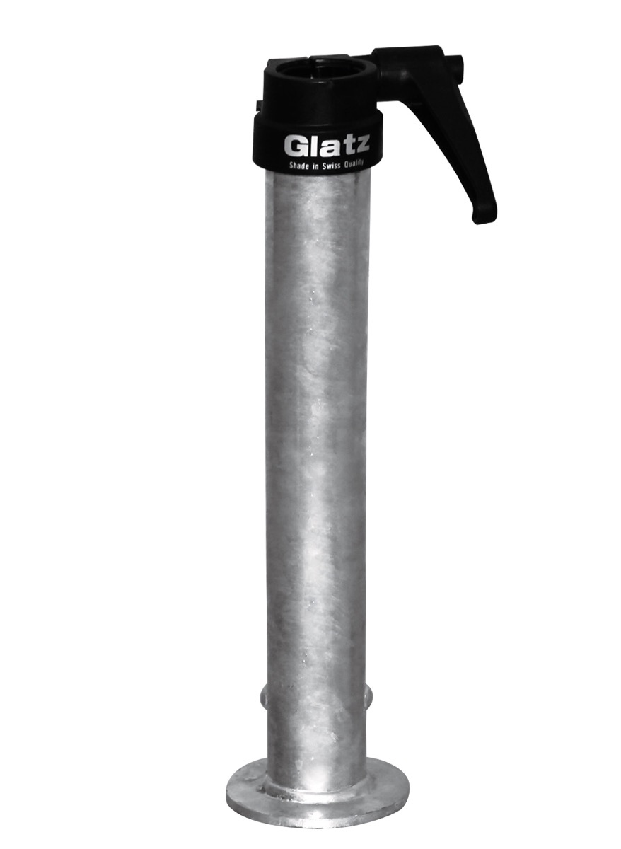 Glatz Standrohr Z + Stahl verzinkt, Ø48/55mm